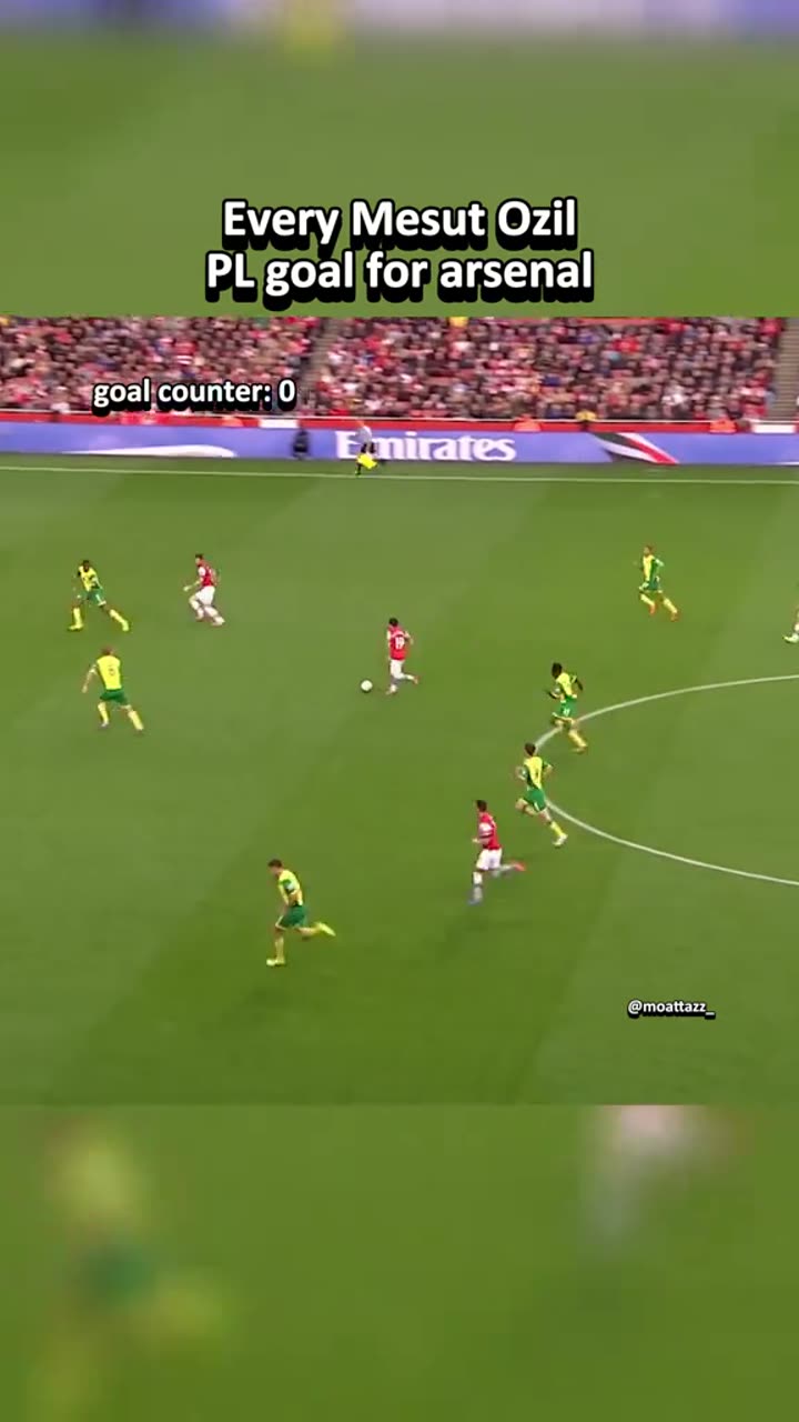 Every goal for Mesut Ozil. · @Smart Soccer on CashChat