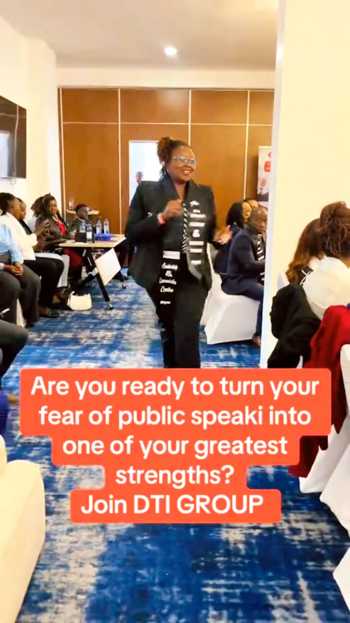 Are you ready to turn your fear of public speaking into y... · @DTI Public Speaking Agent on CashChat