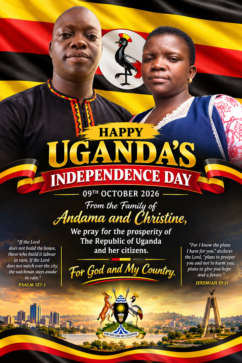 Happy Independence Day O Uganda🇺🇬🇺🇬🇺🇬 · @Andama on CashChat