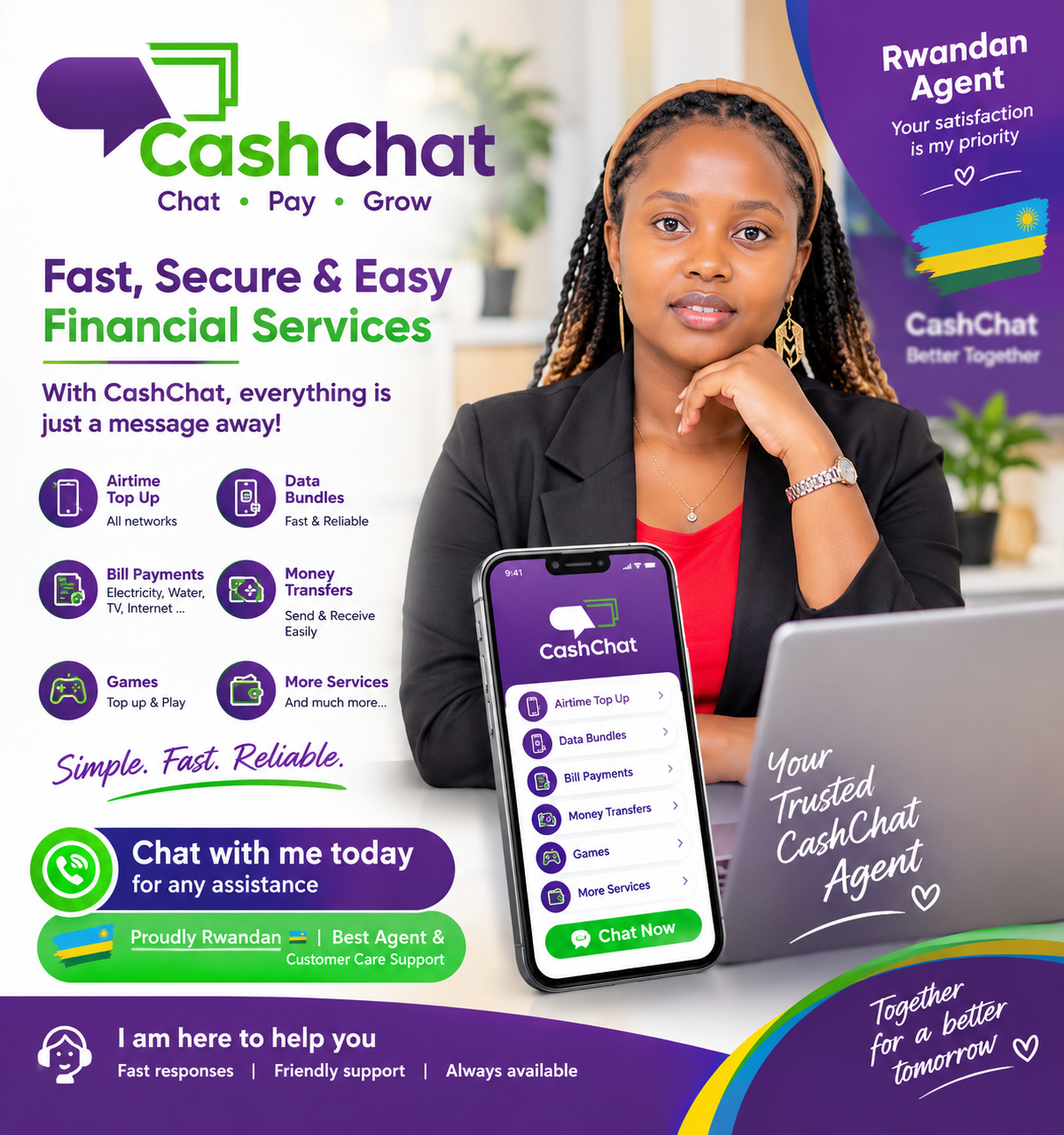 🔁 Reposted from @ESTHER AGENT@CASHCHAT 🇷🇼🇷🇼🇷🇼🇷🇼: 🔁 Repost... · @ESTHER AGENT@CASHCHAT 🇷🇼🇷🇼🇷🇼🇷🇼 on CashChat