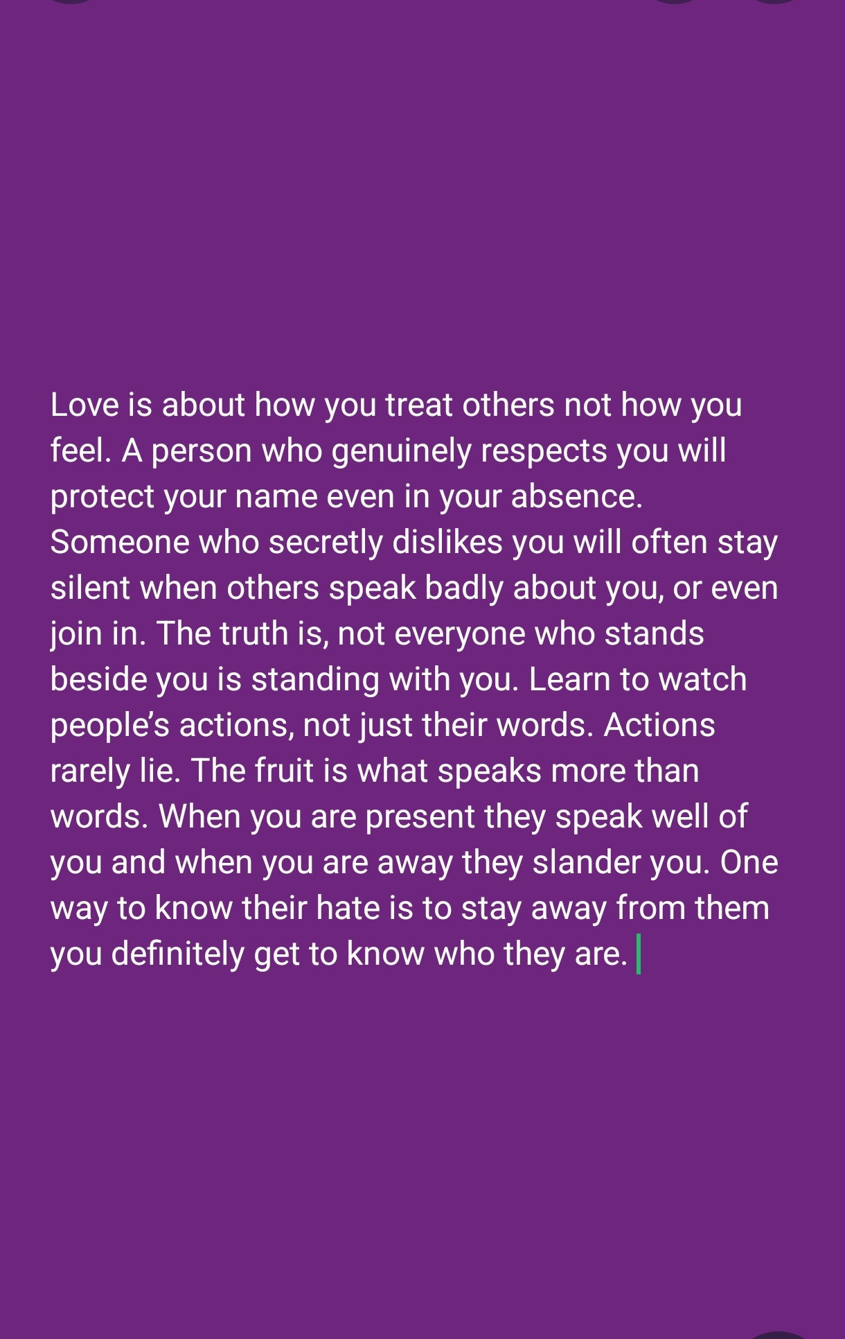 🔁 Reposted from @Asher Namanya: Love is about how you tre... · @Anthony Mutethia Thuranira  on CashChat